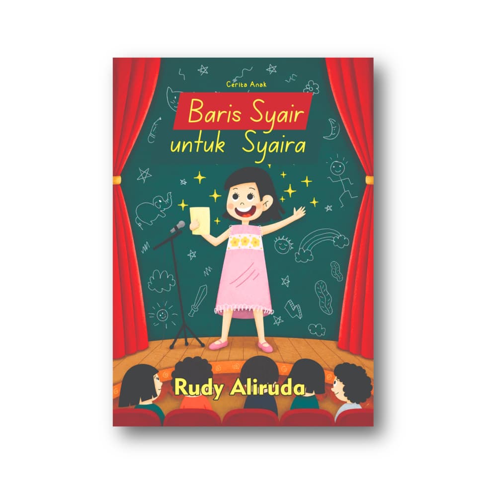 Sampul buku Baris Syair untuk Syaira oleh Rudy Aliruda