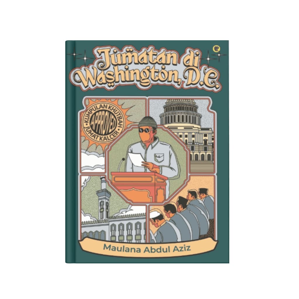 Sampul buku Buku Jumatan di Washington oleh Maulana Abdul Aziz